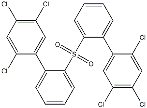 2,4,5-Trichlorophenylphenyl sulfone Struktur