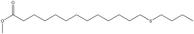 14-Thiaoctadecanoic acid methyl ester Struktur