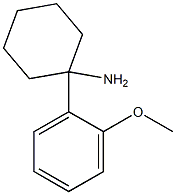 1-(2-Methoxyphenyl)cyclohexylamine Struktur