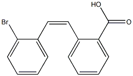 (Z)-2'-Bromostilbene-2-carboxylic acid Struktur