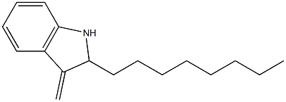 3-Methylene-2-octyl-2,3-dihydro-1H-indole Struktur