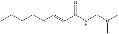 N-[(Dimethylamino)methyl]-2-octenamide Struktur