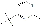 2-Methyl-4-tert-butylpyrimidine Struktur