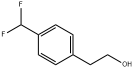 BENZENEETHANOL, 4-(DIFLUOROMETHYL)- Struktur