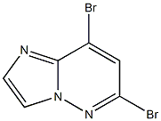 6,8-dibromoimidazo[1,2-b]pyridazine Struktur