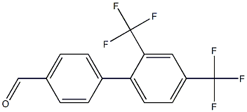 2',4'-bis(trifluoromethyl)biphenyl-4-carbaldehyde Struktur