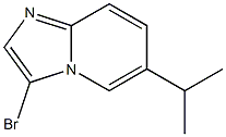 3-bromo-6-isopropylimidazo[1,2-a]pyridine Struktur