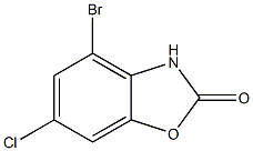 4-Bromo-6-chlorobenzo[D]oxazole-2-[3H]-one Struktur