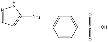 3-Aminopyrazole 4-toluenesulfonate Struktur