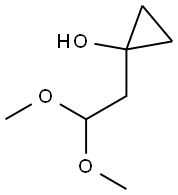 1-(2,2-dimethoxyethyl)cyclopropanol Struktur