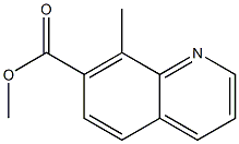 methyl 8-methylquinoline-7-carboxylate Struktur