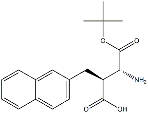 (R,S)-Boc-3-amino-2-(naphthalen-2-ylmethyl)-propionic acid Struktur