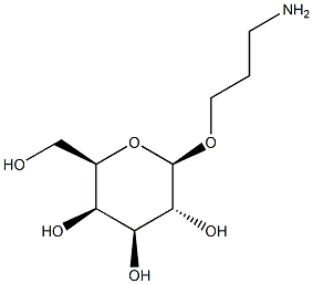 3-Aminopropyl b-D-galactopyranoside Struktur