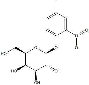 4-Methyl-2-nitrophenyl b-D-galactopyranoside Struktur