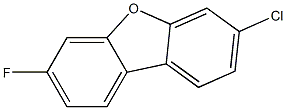 3-chloro-7-fluorodibenzo[b,d]furan Struktur