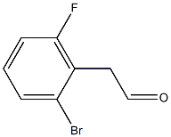 2-(2-bromo-6-fluorophenyl)acetaldehyde Struktur