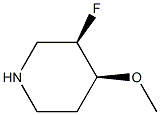 (3R,4S)-3-fluoro-4-methoxypiperidine, 2387559-85-3, 結(jié)構(gòu)式