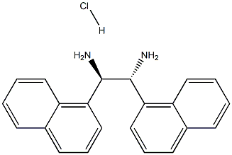 (1R,2R)-1,2-Di-1-naphthalenyl-1,2-ethanediamine Hydrochloride Struktur