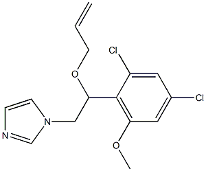 1-(2-(Allyloxy)-2-(2,4-dichloro-6-methoxyphenyl)ethyl)-1H-imidazole Struktur