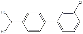 3'-CHLORO-BIPHENYL-4-BORONIC ACID Struktur