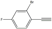 1-BROMO-2-ETHYNYL-5-FLUORO-BENZENE Struktur