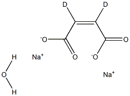 SODIUM MALEATE-2,3-D2 HYDRATE Struktur