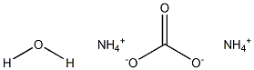 Ammonium carbonate monohydrate Struktur