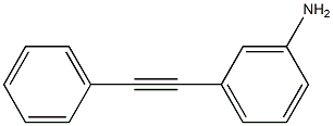 M-aminophenyl phenylacetylene Struktur