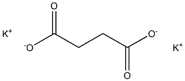 Potassium succinate Struktur