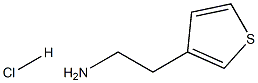 2-(THIOPHEN-3-YL)ETHANAMINEHYDROCHLORIDE Struktur