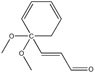 1,1-dimethoxy cinnamaldehyde Struktur