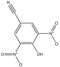 3,5-dinitro-4-hydroxybenzonitrile Struktur