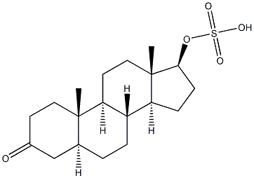 5alpha-Dihydrotestosterone sulfate Struktur