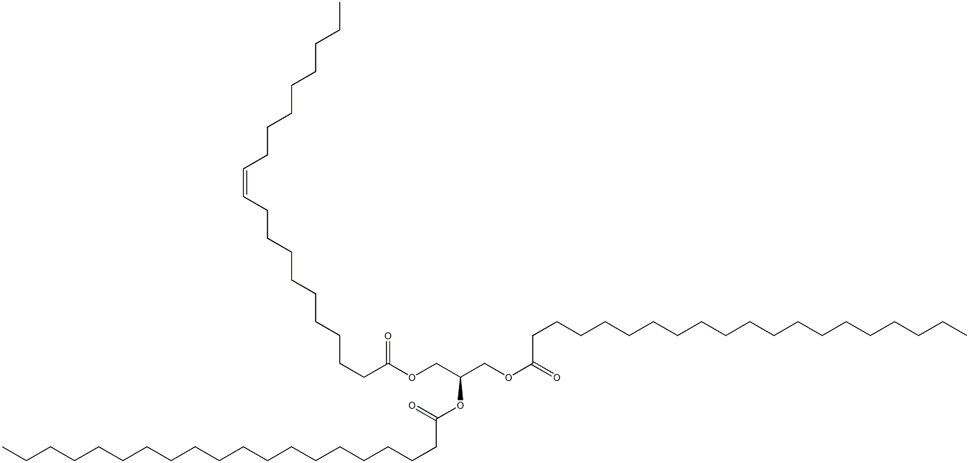 1,2-dieicosanoyl-3-(11Z-eicosenoyl)-sn-glycerol Struktur