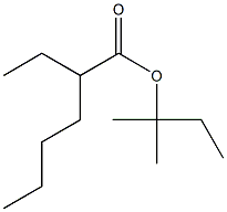 1,1-Dimethylpropyl 2-ethylhexanoate Struktur