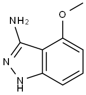 3-Amino-4-methoxy-1H-indazole Struktur