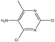 5-Amino-2,4-dichloro-6-methylpyrimidine Struktur