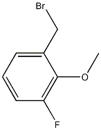 2-METHOXY-3-FLUORO BENZYL BROMIDE Struktur