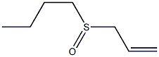 allyl butyl sulfoxide Struktur