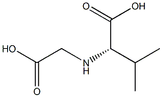 N-(carboxymethyl)valine Struktur