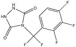 4-pentafluorobenzyl-1,2,4-triazoline-3,5-dione Struktur