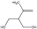 3,3-bis(hydroxymethyl)-2-methylenepropyl Struktur