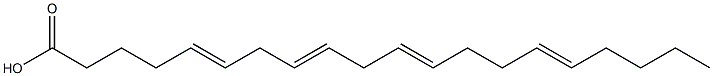 5,8,11,15-eicosatetraenoic acid Struktur