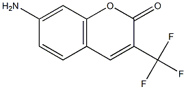 7-amino-3-trifluoromethylcoumarin Struktur