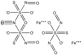 dinitrosyl iron thiosulfate Struktur