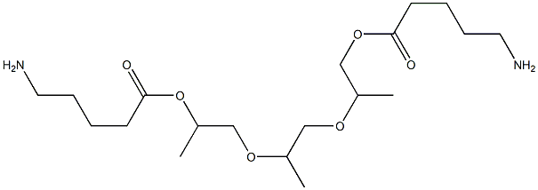 tripropylene glycol bis(3-aminoethylpropanoate) Struktur