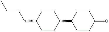 Trans-4'-Butylcyclohexyl-4-cyclohexanone Struktur