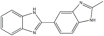 2'-Methyl-3H,1'H-[2,5']bibenzoimidazolyl-5- Struktur