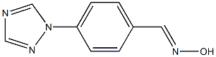 4-(1H-1,2,4-TRIAZOL-1-YL)BENZALDEHYDE OXIME Struktur