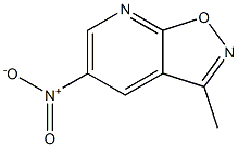 3-METHYL-5-NITROISOXAZOLO[5,4-B]PYRIDINE Struktur